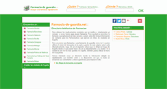 Desktop Screenshot of farmacia-de-guardia.net